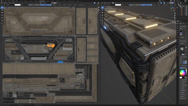 Sci-Fi Parts Kit Pack Vol 05 Container-PBR