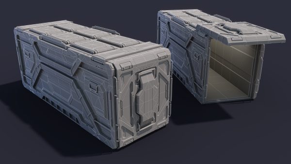 Sci-Fi Parts Kit Pack Vol 05 Container-PBR