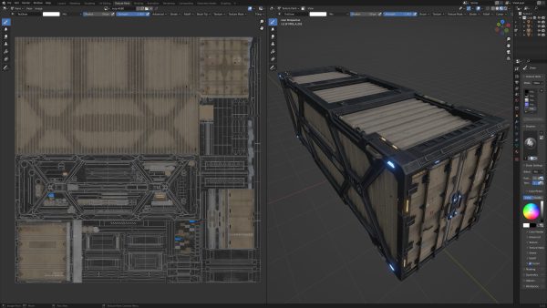 Sci-Fi Parts Kit Pack Vol 05 Container-PBR