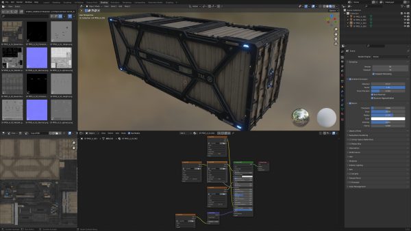Sci-Fi Parts Kit Pack Vol 05 Container-PBR
