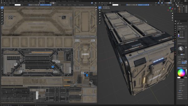 Sci-Fi Parts Kit Pack Vol 05 Container-PBR