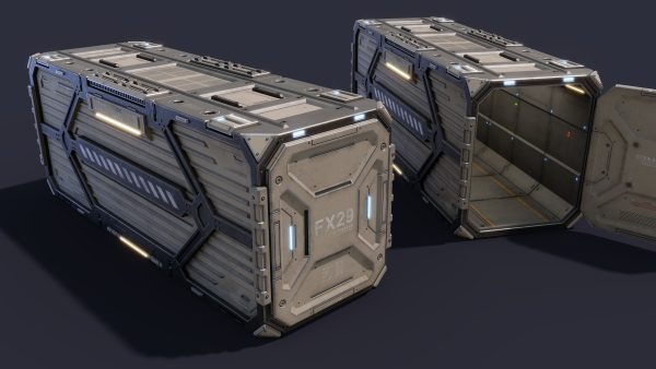 Sci-Fi Parts Kit Pack Vol 05 Container-PBR