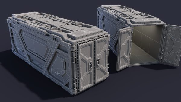 Sci-Fi Parts Kit Pack Vol 05 Container-PBR