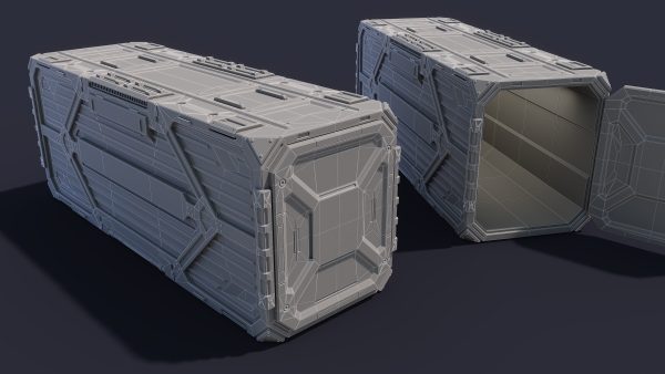 Sci-Fi Parts Kit Pack Vol 05 Container-PBR