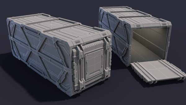Sci-Fi Parts Kit Pack Vol 05 Container-PBR