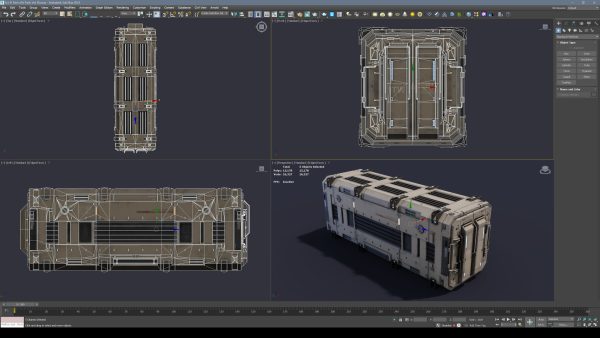 Sci-Fi Parts Kit Pack Vol 05 Container-PBR