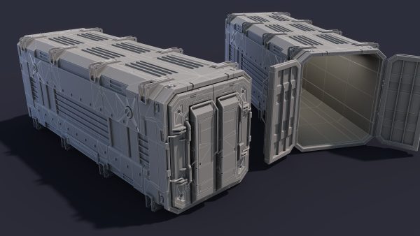 Sci-Fi Parts Kit Pack Vol 05 Container-PBR