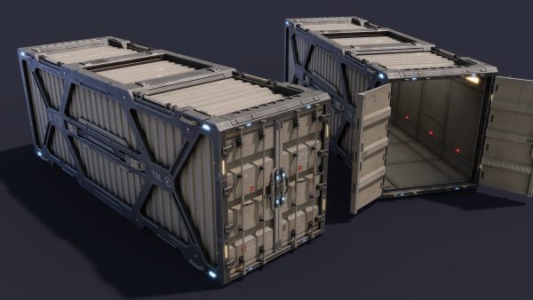 Sci-Fi Parts Kit Pack Vol 05 Container-PBR