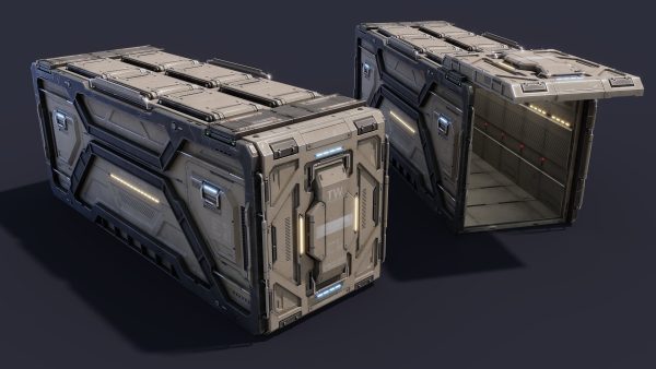 Sci-Fi Parts Kit Pack Vol 05 Container-PBR