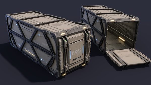 Sci-Fi Parts Kit Pack Vol 05 Container-PBR