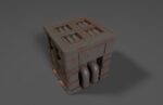 Sci-fi reactor - cooling module and other machinery - 4 pieces