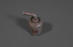 Sci-fi reactor - cooling module and other machinery - 4 pieces