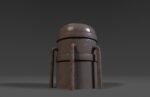 Sci-fi reactor - cooling module and other machinery - 4 pieces