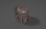 Sci-fi reactor - cooling module and other machinery - 4 pieces