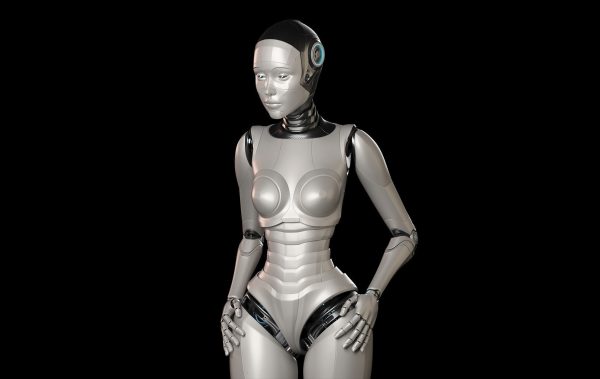SCI - FI ROBOT WOMAN RIGGED BASIC EDITION