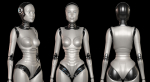 SCI - FI ROBOT WOMAN RIGGED BASIC EDITION