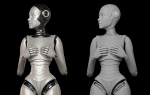 SCI - FI ROBOT WOMAN RIGGED BASIC EDITION