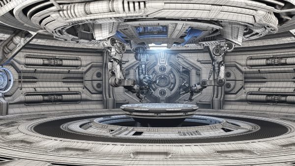 Sci-Fi Robotic Factory - Rigged