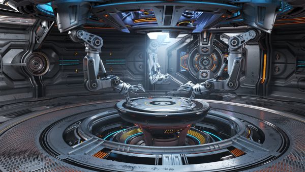 Sci-Fi Robotic Factory - Rigged