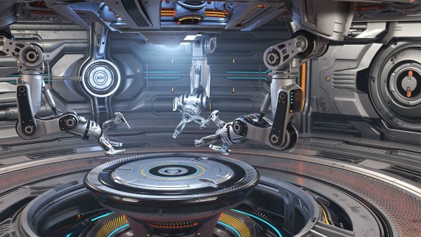 Sci-Fi Robotic Factory - Rigged