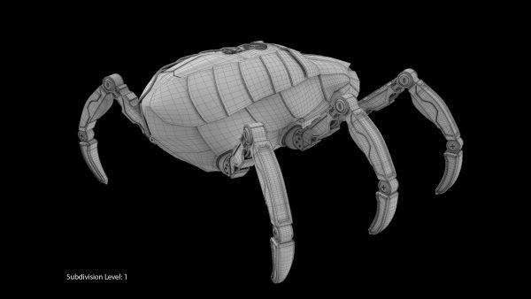 Sci-Fi Spider Animated