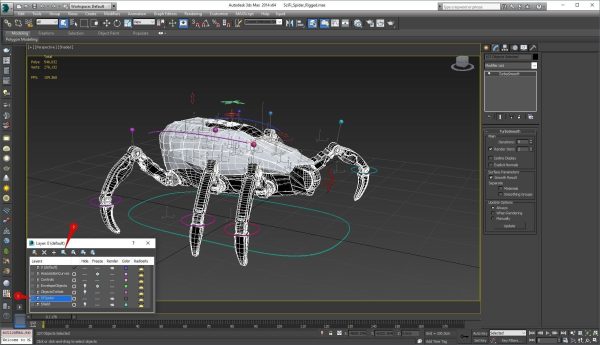 Sci-Fi Spider Animated