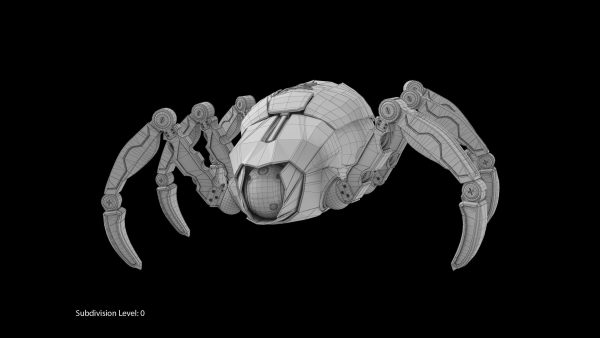 Sci-Fi Spider Animated