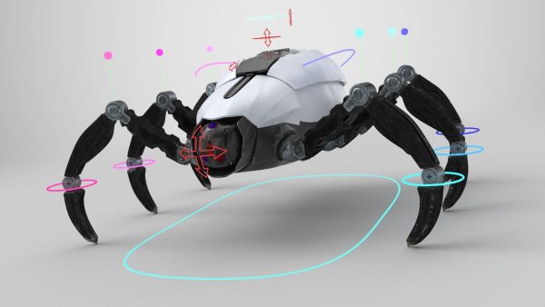 Sci-Fi Spider Animated