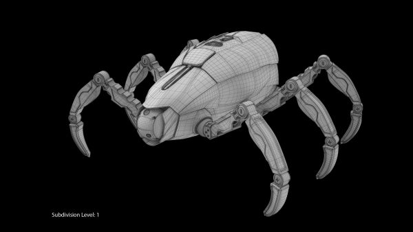 Sci-Fi Spider Animated