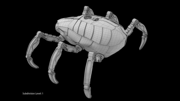 Sci-Fi Spider Animated