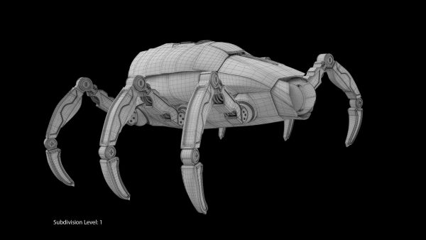Sci-Fi Spider Animated
