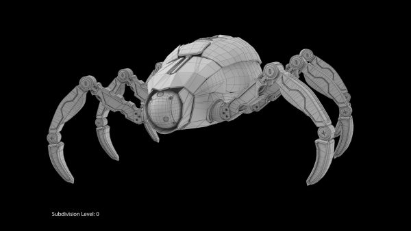 Sci-Fi Spider Animated