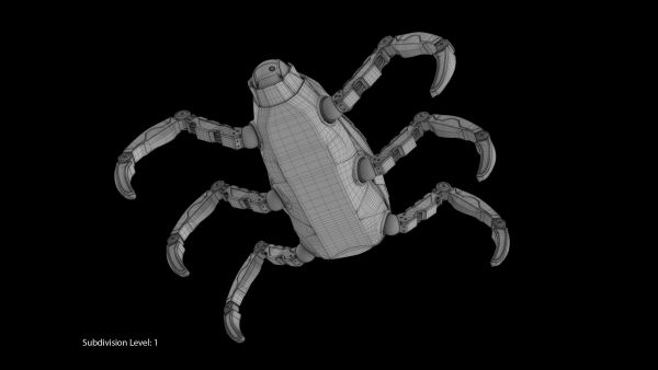 Sci-Fi Spider Animated