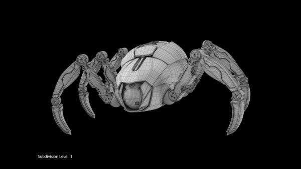 Sci-Fi Spider Animated