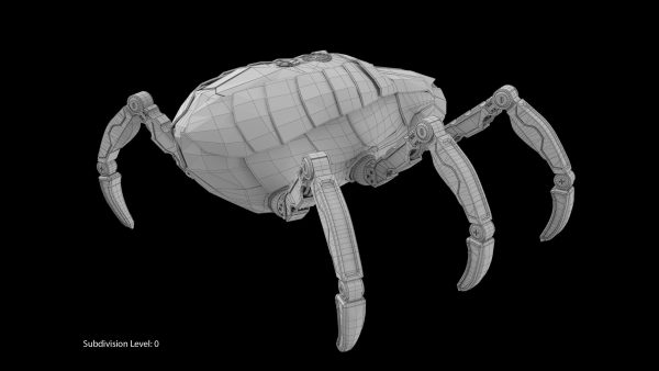 Sci-Fi Spider Animated