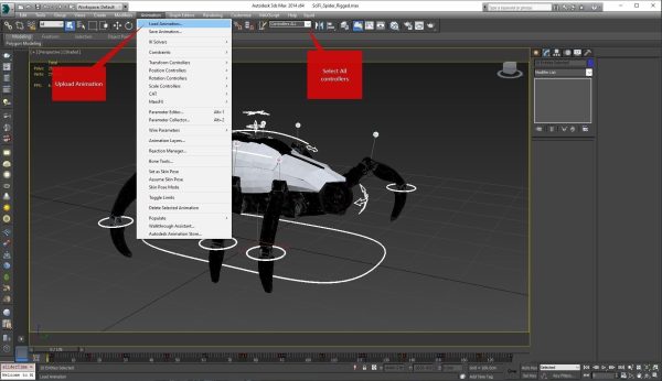 Sci-Fi Spider Animated
