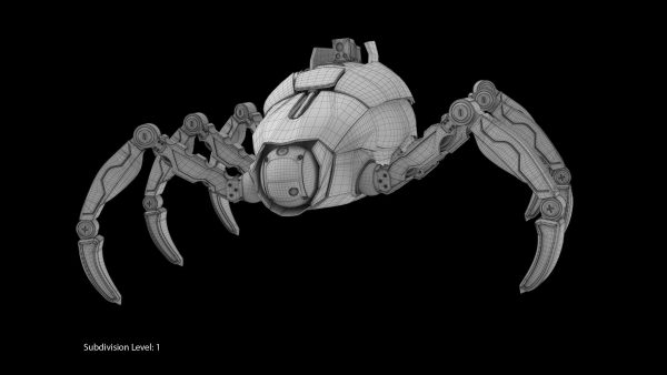 Sci-Fi Spider Animated