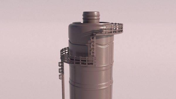 SCI-FI STORAGE TANK for 3Dprint
