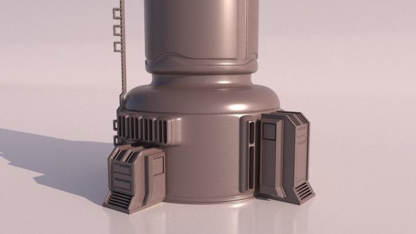 SCI-FI STORAGE TANK for 3Dprint