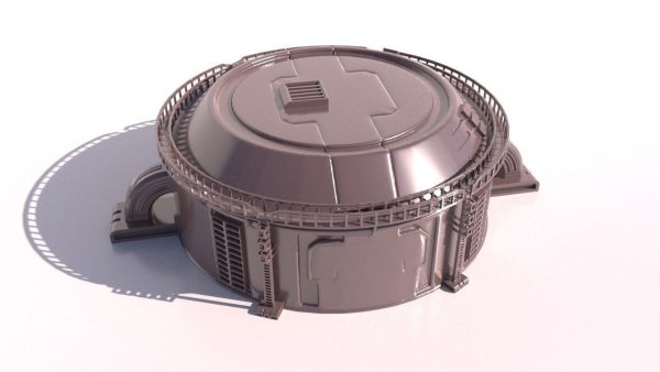 SCI-FI STORAGE TANK for 3Dprint