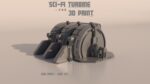 SCI-FI TURBINE for 3Dprint