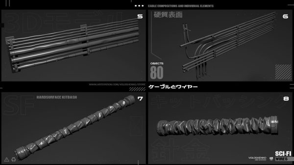 SCI-FI WIRES KITBASH PACK