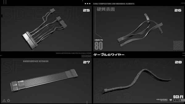 SCI-FI WIRES KITBASH PACK
