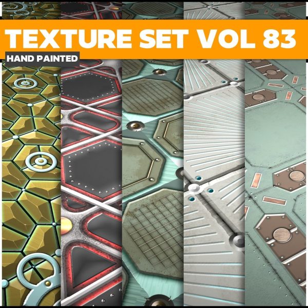 Scifi Vol 83 -  Game PBR Textures