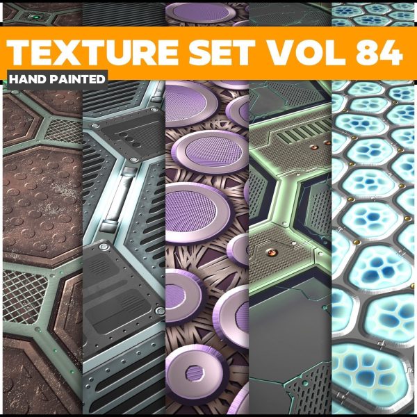 Scifi Vol 84 -  Game PBR Textures