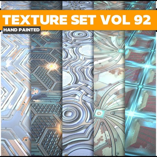 Scifi Vol 92 -  Game PBR Textures