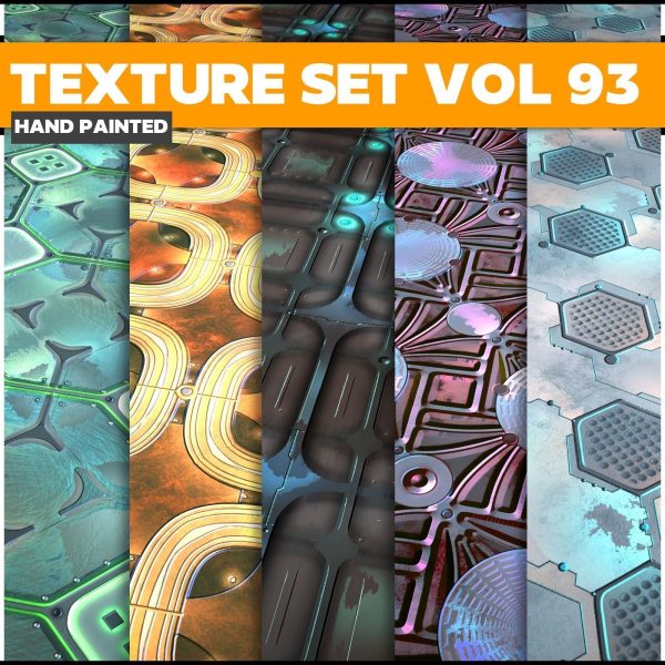 Scifi Vol 93 -  Game PBR Textures