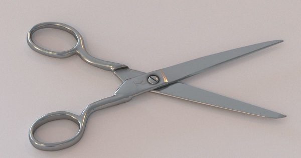 Scissors pair of