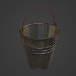 Scratched Steel Bucket