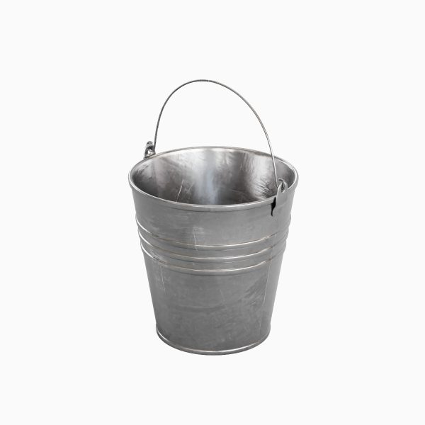 Scratched Steel Bucket